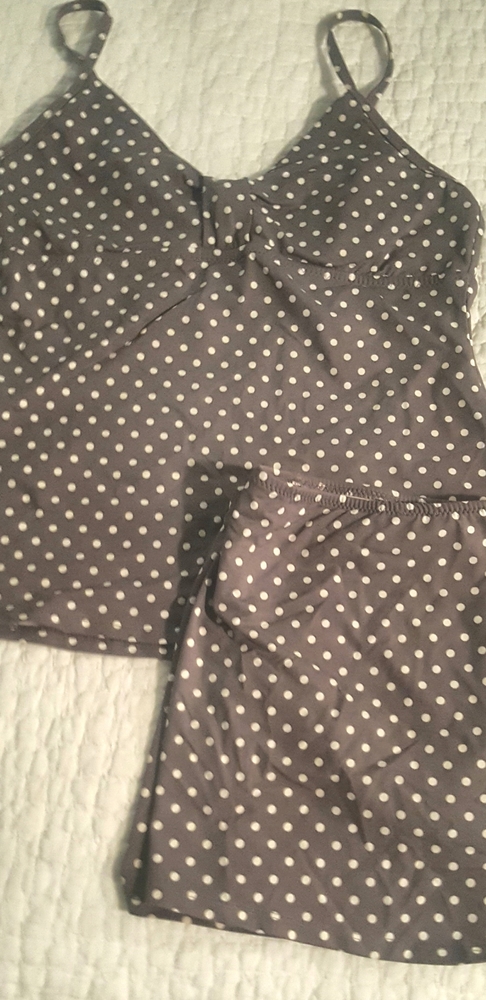 Garnet Hill Tankini Set Size 6